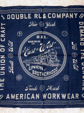 Ralph Lauren Double RRL Brand New NWT Bandana Scarf